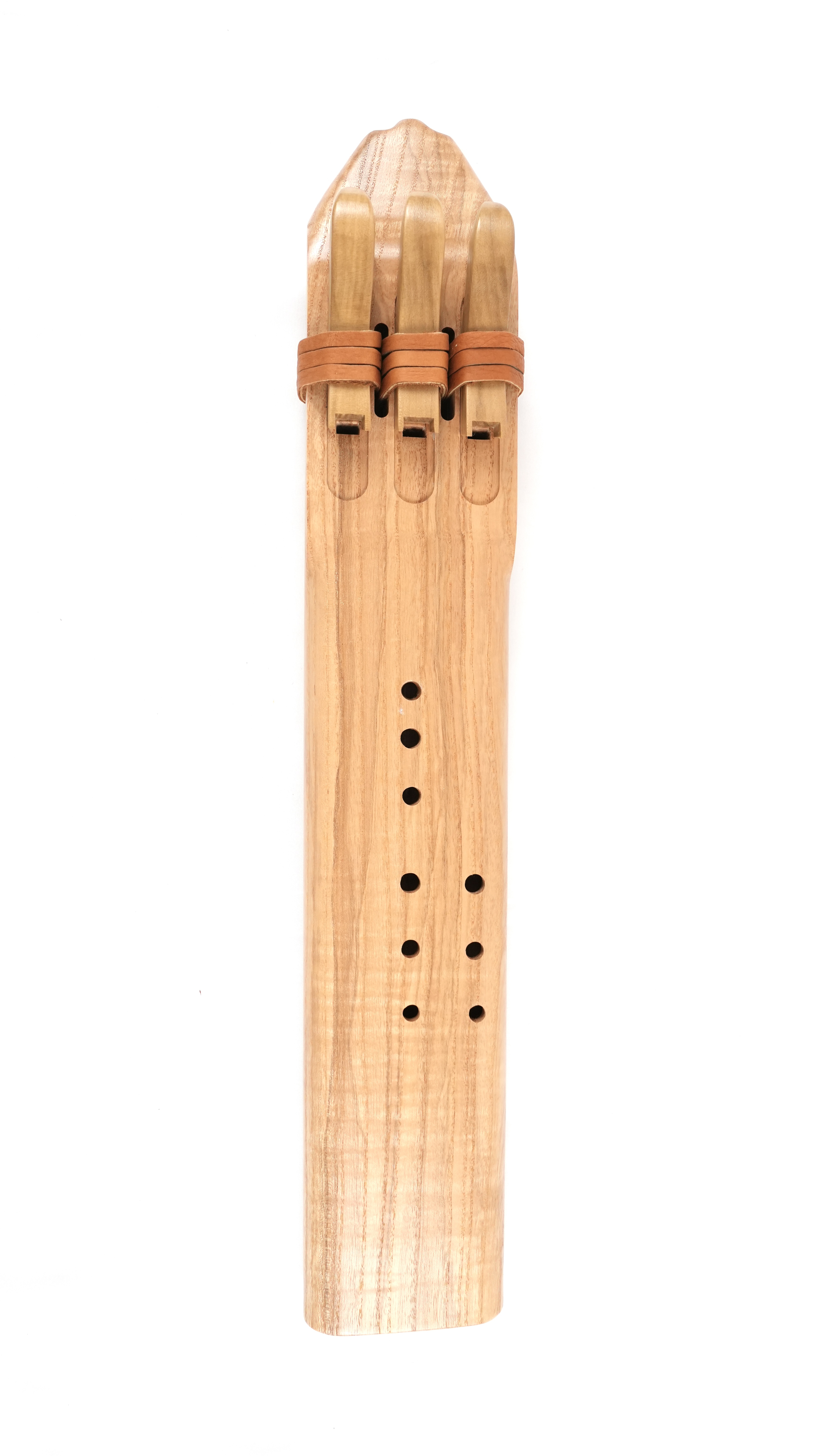 Native American Style Triple Flute - Key of E — handcrafted Native American style flute by Elemental Flutes