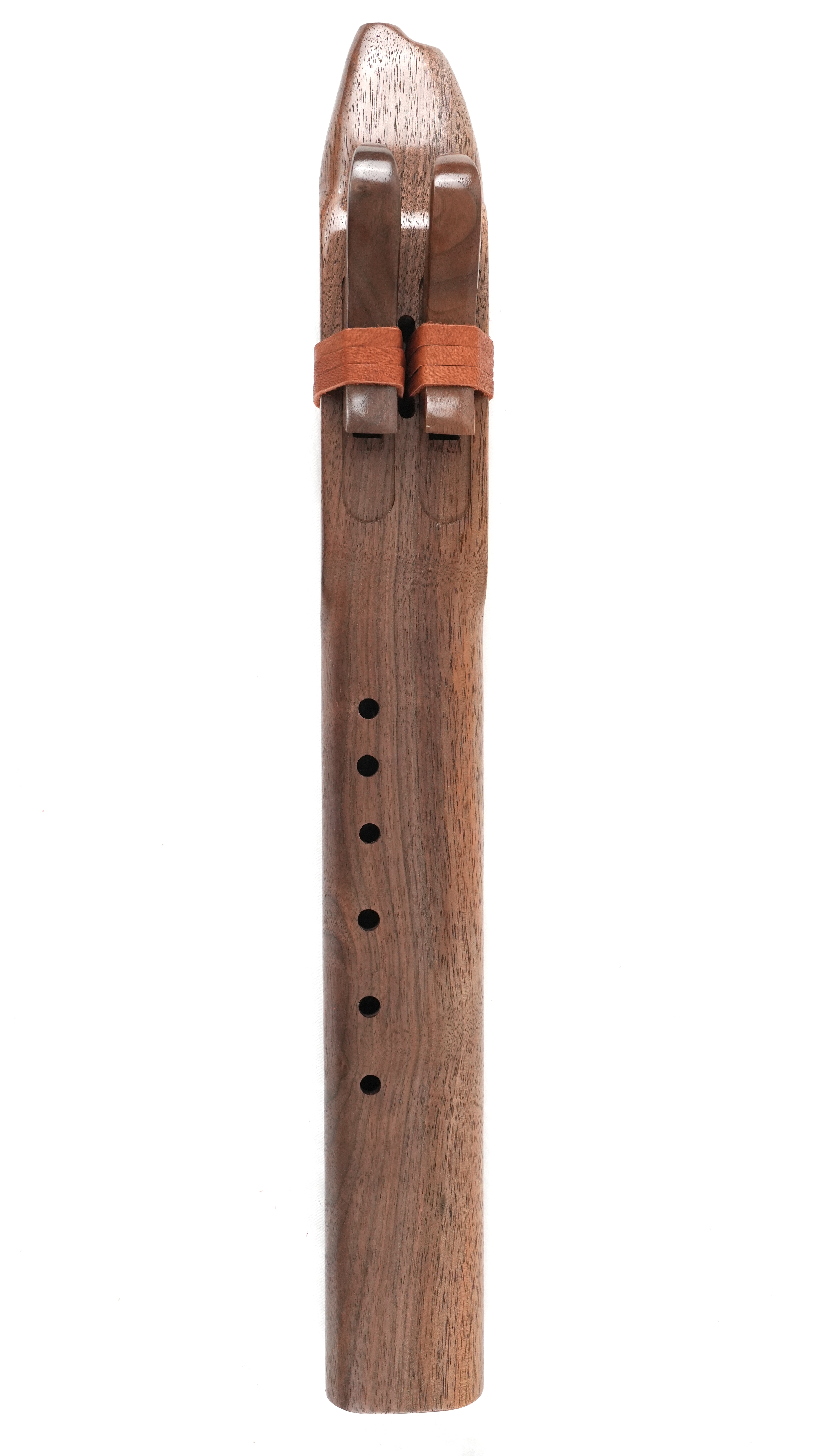 Native American Style Black Walnut Drone Flute - Key of G — handcrafted Native American style flute by Elemental Flutes