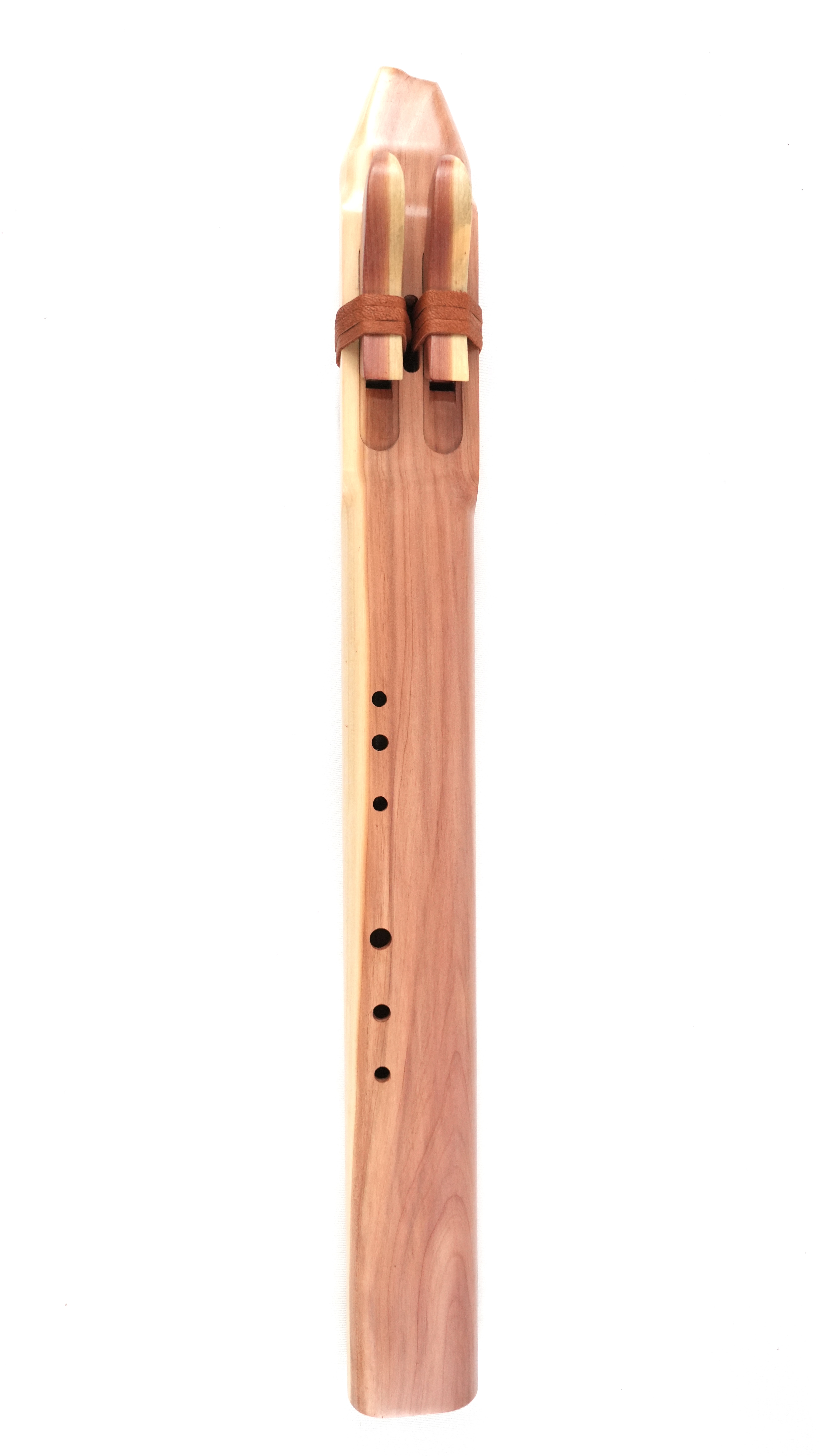 Native American Style Drone Flute - Cedar Wood -Key of Bass D — handcrafted Native American style flute by Elemental Flutes