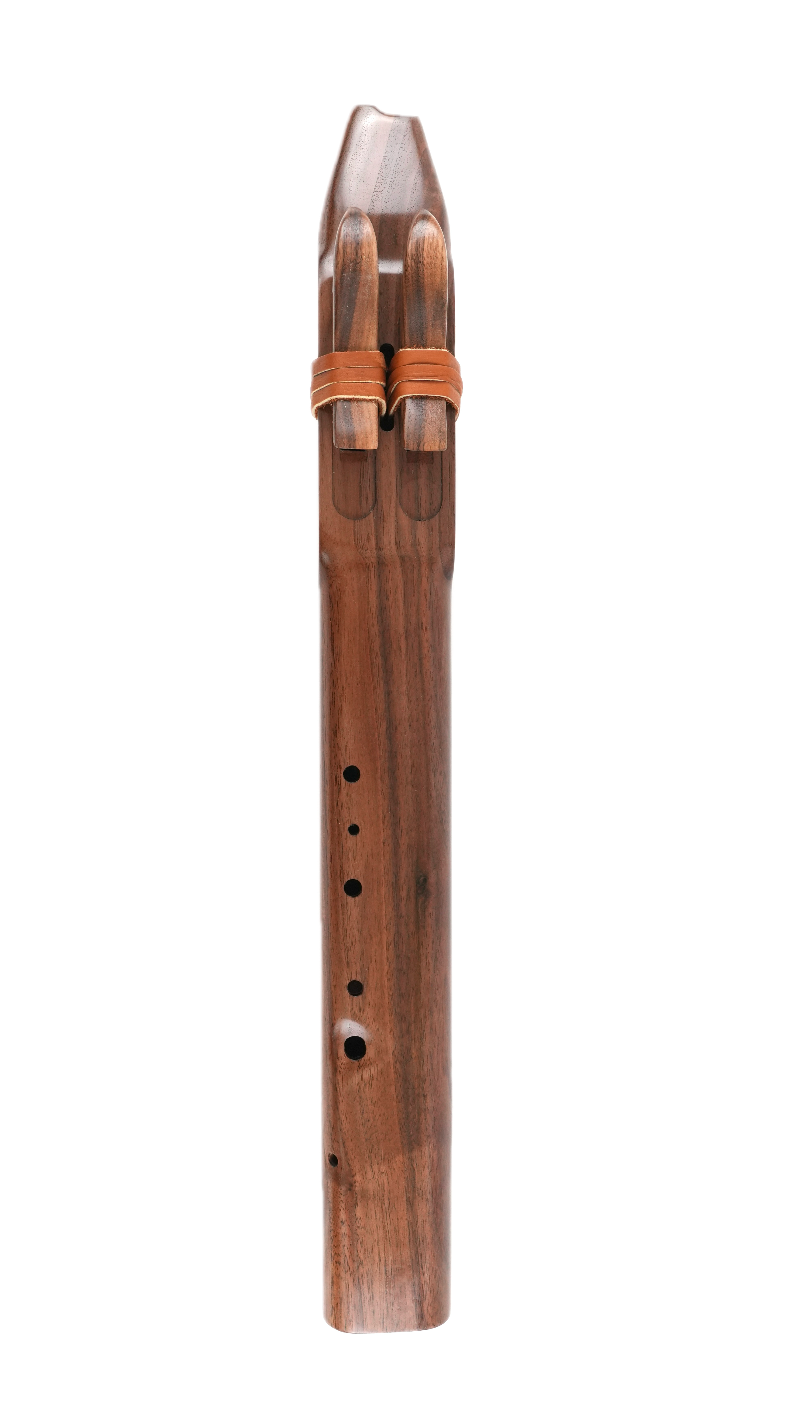 Native American Style Hijaz Drone Flute - Keys of F#, F or E — handcrafted Native American style flute by Elemental Flutes