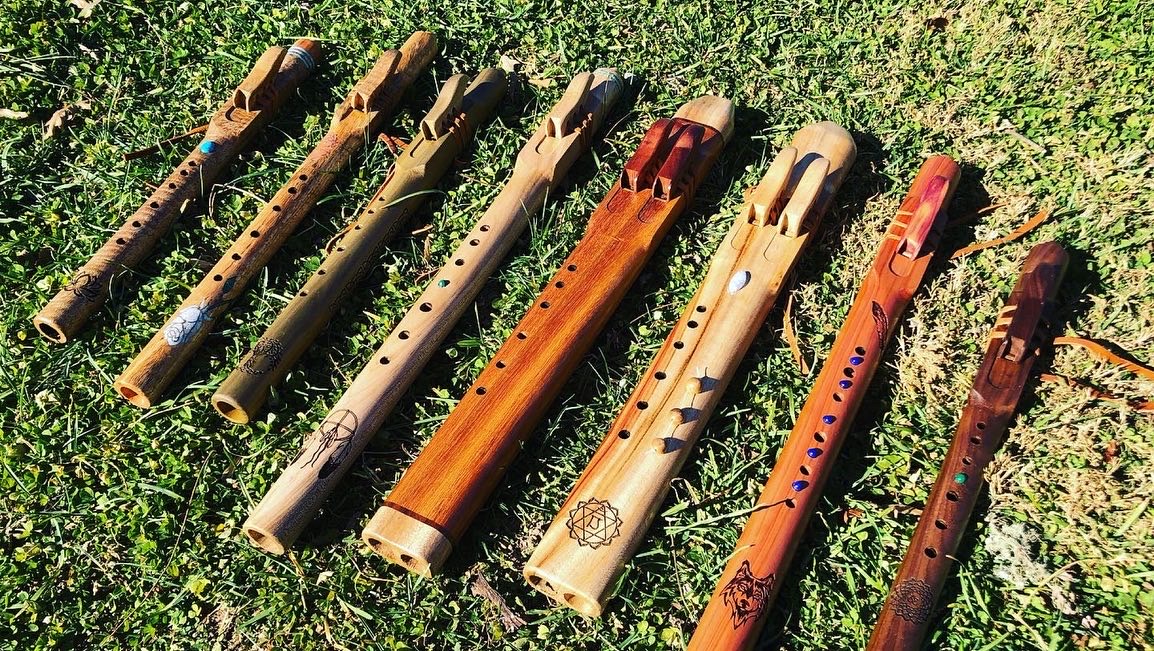 Custom Order for Aman — handcrafted Native American style flute by Elemental Flutes