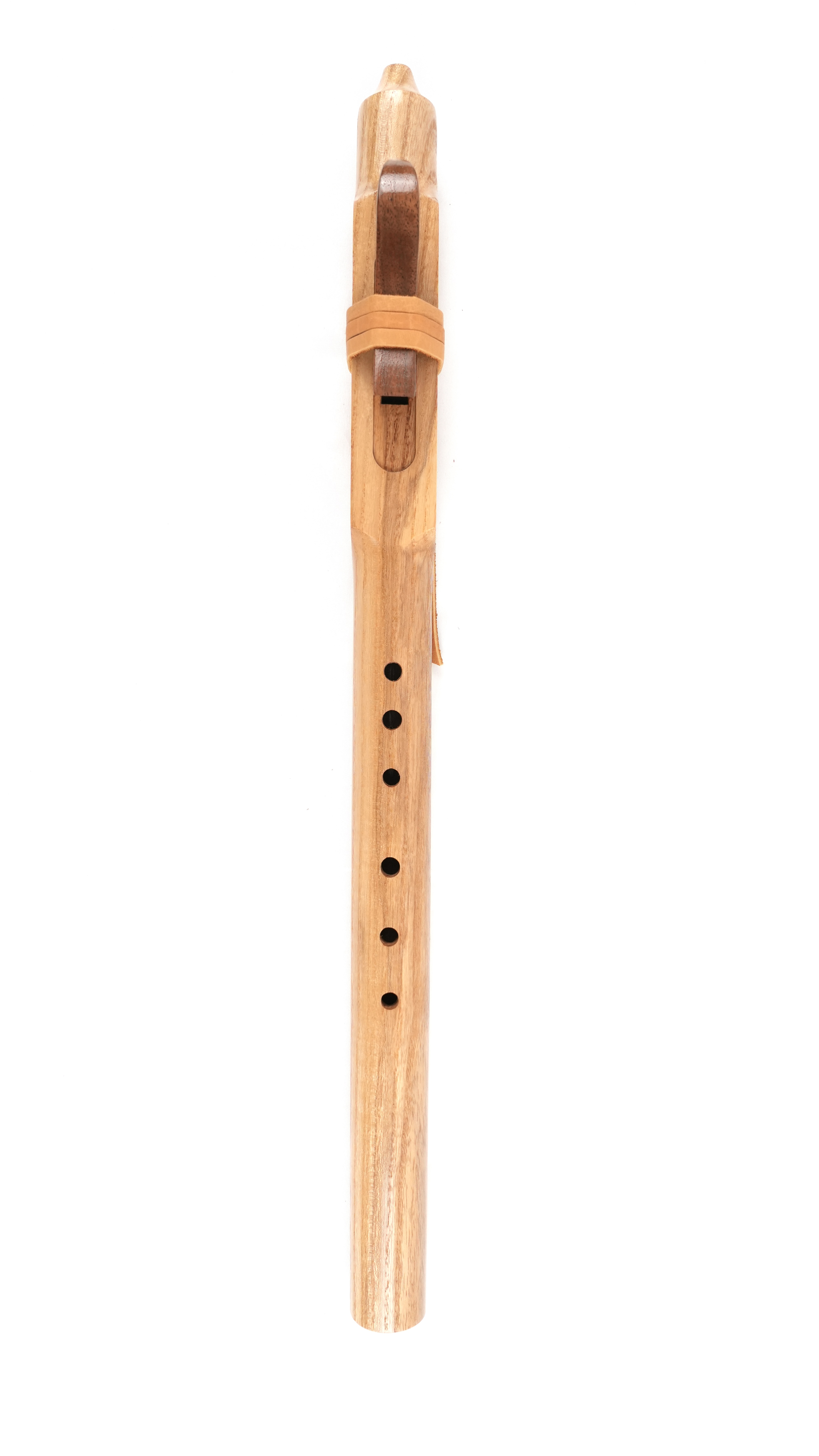 Native American Style Ash Single Flute - Key of E — handcrafted Native American style flute by Elemental Flutes